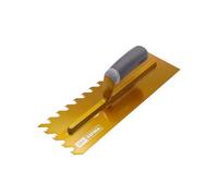 Refina Notchtile Gold Adhesive Spreading Notched Tiling Trowel Right Handed 14" (355mm) With 12mm Notches - 2023612R