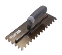 Refina NotchTile Graphite Adhesive Spreading Notched Tiling Trowel Right Handed 11" (280mm) with 10mm Notches - 2022810R