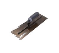 Refina Notchtile Graphite Adhesive Spreading Notched Tiling Trowel Right Handed 14" (355mm) With 10mm Notches - 2023610R
