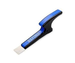 REFINA SUPERSKIM Mini Plastering Spatula for Drywall & Airless Plasters - 1" (20mm) Flexible Skimming Spatula w/ 0.3mm Stainless Steel Blade & Ergonomic ‘Z’ Handle - Finishing & Plastering Tools