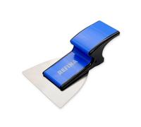 REFINA SUPERSKIM Mini Plastering Spatula for Drywall & Airless Plasters - 4" (100mm) Flexible Skimming Spatula w/ 0.3mm Stainless Steel Blade & Ergonomic ‘Z’ Handle - Finishing & Plastering Tools