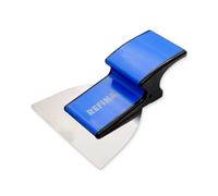 REFINA SUPERSKIM Mini Plastering Spatula for Drywall & Airless Plasters - 5" (120mm) Flexible Skimming Spatula w/ 0.3mm Stainless Steel Blade & Ergonomic ‘Z’ Handle - Finishing & Plastering Tools