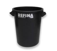 Refina X-2 Black Mixing Tub 75L for Floor Compounds, Plaster and More, Screed Mixing Tub 490x570mm
