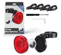 ReFind Bike Reflector, Hidden Holder for Apple AirTag (With Tracker) | Anti-Theft Bicycle Reflector, GPS Tracker Included, Bike Lock for Bicycle, Ebike and Scooter