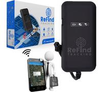 ReFind Car GPS Tracker - Free Lifetime Software w/ No Monthly Fees. Anti-Theft Vehicle Tracker for Cars, Bikes, Motorbikes, Vans, Caravans & Boats ReFind Black