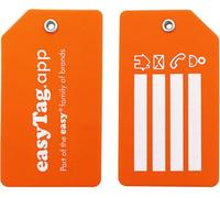 ReFind Easytag Wallet Tracker Card Cover Tracking Card Holder With Cable Attachment (Orange)