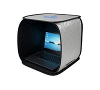 ReFind Laptop Sun Shade for Working Outside - Portable Computer Tent, Sunshader Hood for Anti Sun Glare Laptop Screen, Privacy, and Heat Protection - Fits MacBook, iPad, Tablet