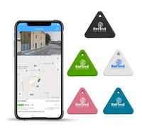 ReFind R3 Smart Tracker for Android and iPhone. Mini GPS Tag Bluetooth 5.0 Key Finder. Samsung AirTag Alternative for Keys, Pets, Wallets and Luggage (White)