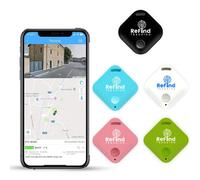 ReFind R4 Smart Tracker for Android and iPhone. Mini GPS Tag Bluetooth 5.0 Key Finder. Samsung AirTag Alternative for Keys, Pets, Wallets and Luggage (Green)