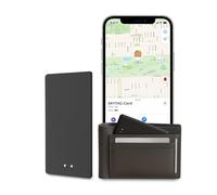 ReFind Wallet Tracker Card (IOS Only) - Rechargeable Wallet Tracker AirTag Alternative for Bags, Luggage, Suitcases and Purses. Slim and Durable GPS tracker Compatible with Apple Find My App