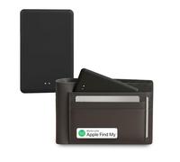 ReFind Wallet Tracker Card (IOS Only) - Rechargeable Wallet Tracker AirTag Alternative for Bags, Luggage, Suitcases and Purses. Slim and Durable GPS tracker Compatible with Apple Find My App
