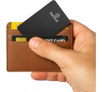 ReFind Wallet Tracker Card (Samsung Only) - Slim and Durable Smart Tag for Wallets, Bags, Suitcases and Luggage. Rechargeable Card Tracker Compatible with Samsung SmartThings App