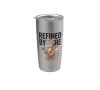 Refined By Fire Mythical Creatures Fantasy Dragon Blacksmith Stainless Steel Insulated Tumbler