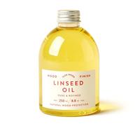 Refined Linseed Oil - Natural Wood Sealant and Oil Painting Medium, High Purity Clear Finish for Fine Wood Work, Interior Furniture, Food-Safe (Clear, 250ml)