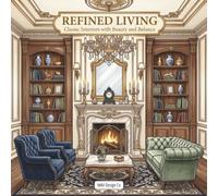 Refined Living Classic Interiors with Beauty and Balance: Elegant Rooms, Timeless Decor & Classic Interiors (Interior Styles Coloring Collection)