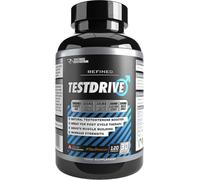 Refined Nutrition Testosterone Booster for Men (120 Capsules) - Natural Testosterone Supplements with D-Aspartic Acid, Ashwagandha KSM-66, Maca & Shilajit for Support Strength