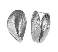 Refined Shells Patterned Ear Embellishments Irregular Shaped Ear Buckles Fashion Jewellery for Women Girls Stylish Women's Earrings, one size, As described
