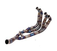 Refitting Exhaust Mid Tube For BMW S1000RR 2019-2023 For S1000R 2021-2023 Full Motorcycle Front Link Pipe Titanium Alloy Exhaust System Exhaust Pipes(Type D)