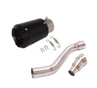 Refitting Exhaust Mid Tube For CB650F CBR650F 2014-2018 For CB650R CBR650 2019-2022 Motorcycle Mid Link Pipe Exhaust Escape Muffler Exhaust Pipes(Type B)