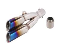 Refitting Exhaust Mid Tube For CBR 650r For 1000RR Escape Modified Motorbike 51mm Muffler Motorcycle Exhaust Pipe Exhaust Pipes(Type E with laser)