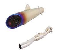 Refitting Exhaust Mid Tube For CFmoto CF675SR NK 675SR 2024 2025 Motorcycle Exhaust Escape System Slip On Side Row Mid Link Pipe Exhaust Pipes(B)