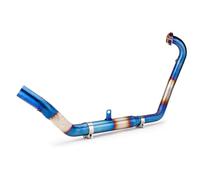 Refitting Exhaust Mid Tube For CFMoto For NK250 250SR For NK300 300SS Motorcycle 51mm Front Middle Link Pipe Connection Exhaust Systems Exhaust Pipes(Type B)