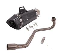 Refitting Exhaust Mid Tube For GROM MSX125 For MSX 125 2013-2021 Motorcycle Full System Exhaust Escape Muffler Front Mid Link Pipe Exhaust Pipes(Type E)