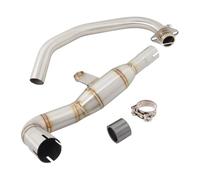 Refitting Exhaust Mid Tube For HaoJue For SUZUKI DR160 DR 160 DR150S Slip On Motorcycle 51Mm Interface Exhaust Front Link Pipe Exhaust Pipes(Front Link Pipe)