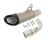 Refitting Exhaust Mid Tube For HaoJue For SUZUKI DR160 DR150S DR 160 Slip On Motorcycle Middle Link Pipe Escape System Exhaust Pipes(Type B)