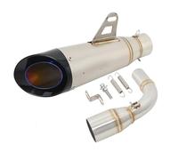 Refitting Exhaust Mid Tube For HaoJue For SUZUKI DR160 DR150S DR 160 Slip On Motorcycle Middle Link Pipe Escape System Exhaust Pipes(Type E)