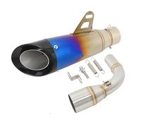 Refitting Exhaust Mid Tube For HaoJue For SUZUKI DR160 DR150S DR 160 Slip On Motorcycle Middle Link Pipe Escape System Exhaust Pipes(Type C)
