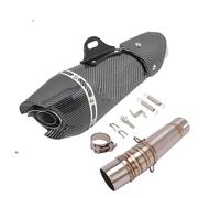 Refitting Exhaust Mid Tube For NC700 NC700X NC750 For NC750X NC750S 2012-2023 Motorcycle Middle Link Pipe Exhaust System Exhaust Pipes(Type B)