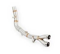 Refitting Exhaust Mid Tube For Transalp 700 2008 2009 2010 To 2017 For XL700V For XL 700 For XL700 Motorcycle Exhaust Muffler Slip-on Link Pipe Exhaust Pipes