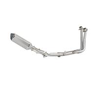 Refitting Exhaust Mid Tube For XL750 Transalp For CB750 Hornet 23-24 For Transalp 750 Motorcycle Slip-on Header Link Pipe Exhaust Muffler Exhaust Pipes(E)