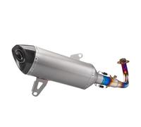 Refitting Exhaust Mid Tube For Xmax 300 For Xmax 250 51mm Exhaust Muffler Motorcycle Exhaust Full Exhaust System Exhaust Pipes(TYPE-G)