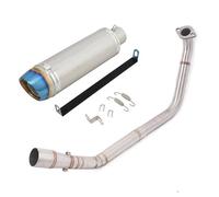 Refitting Exhaust Mid Tube For YZF R125 R15 V3 R15 For MT125 2008-2019 Motorcycle Systems Exhaust Muffler Front Mid Link Pipe Exhaust Pipes(Type I)
