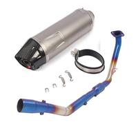 Refitting Exhaust Mid Tube For YZF R15 V3 V4 R125 MT125 2020-2023 Motorcycle Full System Mid Link Pipe Exhaust Escape Muffler Exhaust Pipes(D)