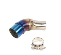 Refitting Exhaust Mid Tube For YZF R25 R3 MT-03 MT03 Motorcycle Exhaust Slip On Middle 51mm Escape Link Pipe Connection Muffler Exhaust Pipes(Type C)