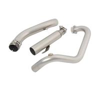 Refitting Exhaust Mid Tube For Zontes For GK350 For GK 350 R X S T Motorcycle Front Link Pipe 51mm With Catalyst Exhaust Escape Exhaust Pipes