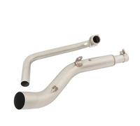 Refitting Exhaust Mid Tube For Zontes For ZT125 U1 G1 Z1 Z2 2021-2025 Motorcycle Exhaust Escape Slip On Front Link Pipe 51mm Exhaust Pipes(A)