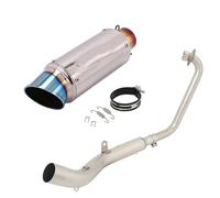 Refitting Exhaust Mid Tube For ZONTES For ZT125 U1 G1 Z1 Z2 2021-2025 Slip On Motorcycle Exhaust Escape Full System Exhaust Pipes(Type C)