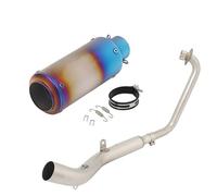 Refitting Exhaust Mid Tube For ZONTES For ZT125 U1 G1 Z1 Z2 2021-2025 Slip On Motorcycle Exhaust Escape Full System Exhaust Pipes(Type G)