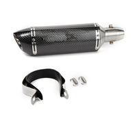 Refitting Exhaust Mid Tube Universal Motorcycle Exhaust Muffler Pipe Exhaust Header Link Pipe Exhaust Pipes(Type A)