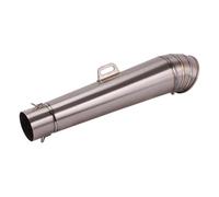 Refitting Exhaust Mid Tube Universal Motorcycle Modified Muffler DB Killer Titanium Alloy Exhaust Pipe 60MM Escape Moto Exhaust Pipes