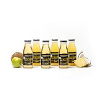 REFIX Recovery Drink - Sea Water and Coconut Water Base, Low in Calories, Organic, No Added Sugar, Vegan, 78 Natural Electrolytes from Sea Water - Mix Flavor Pack Apple and Pineappke - 16.9 FL OZ - Pa