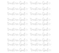 Reflect Your Faith Trust in God Decals Motivational Vehicle Decals Removable & Reflection Set for Car Rearviews Faith Car Accessory