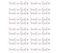 Reflect Your Faith Trust in God Decals Motivational Vehicle Decals Removable & Reflection Set for Car Rearviews Religious Car Decors