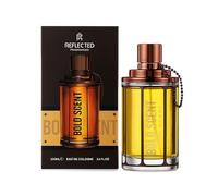Reflected Fragrances Bold Scent Pour Homme, Eau De Cologne, Amber Glass Bottle with Copper Cap, 100ml/3.4fl.oz