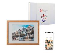 Reflection Frame Cordless Digital Photo Frame, 13.3 Inch ePaper Display, Tap-to-Print Technology, Wall Art Frame
