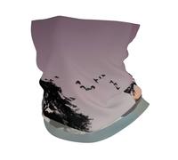 Reflection Guitar Print All-Season Neck Gaiter Winter Neck Warmer For Skiing Bike Jogging Running Outdoor Sports